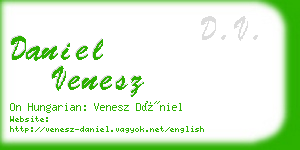 daniel venesz business card